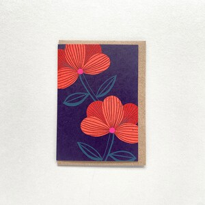 Carte de fleurs d'oranger