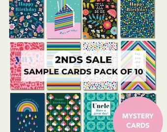 SUPER SECONDS - Sample Cards Pack
