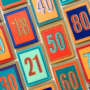 Carte Joyeux 70e anniversaire image 4
