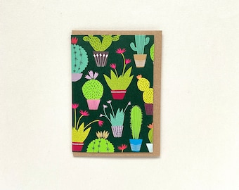 Cactus greetings card
