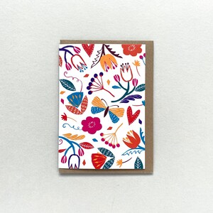 Carte motif lumineux