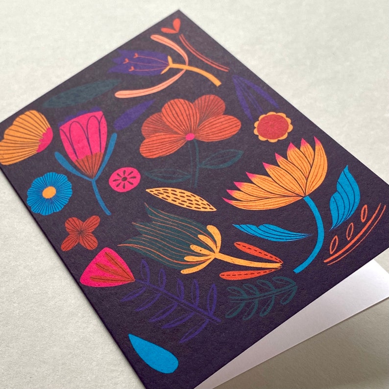 Carte Fleurs de minuit image 2