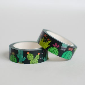 WASHI TAPE - patrón de cactus