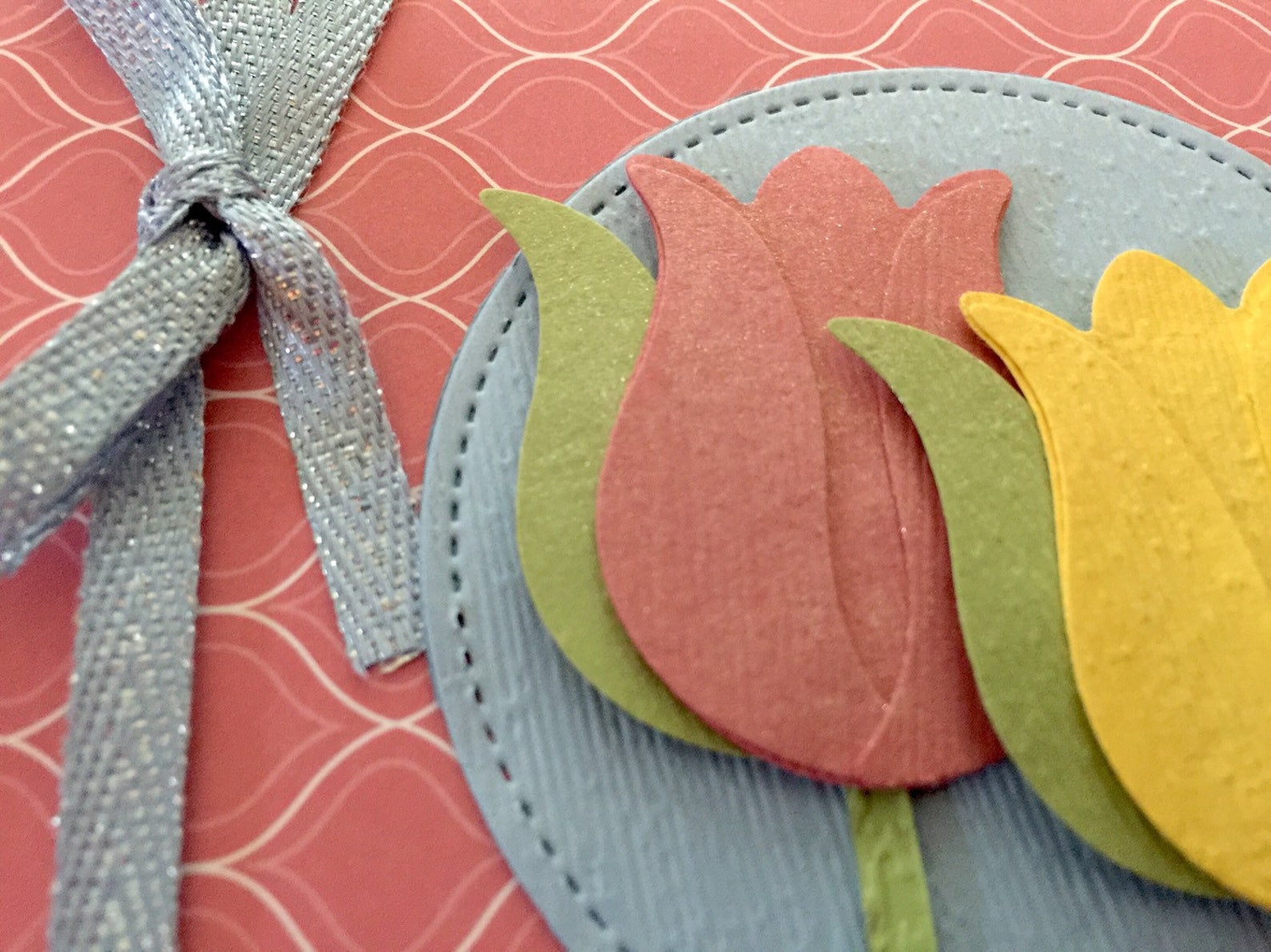 Floral greeting cards SET 2 tulip theme all occasion card Etsy