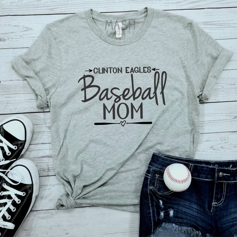 Custom Baseball Mom Shirt Baseball Mom Baseball Mom Shirt | Etsy