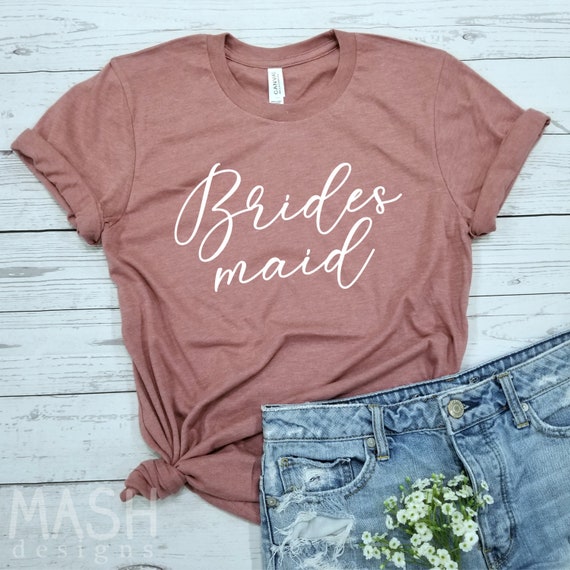 etsy bridesmaid shirts