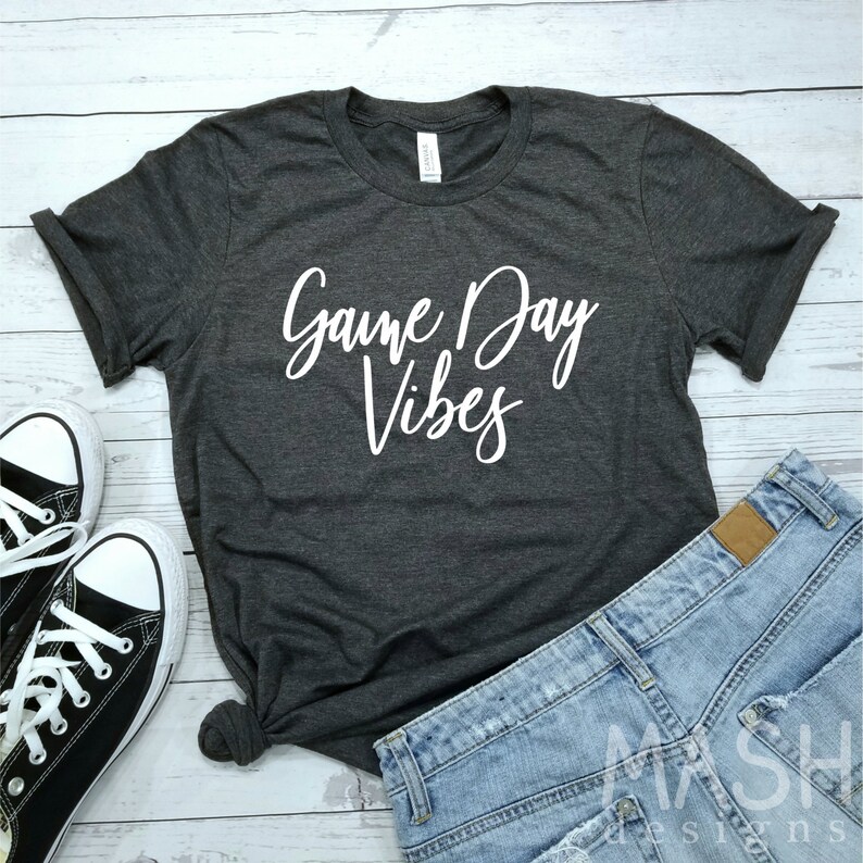 Game Day Shirt Game Day Vibes Shirt Game Day Baseball Etsy