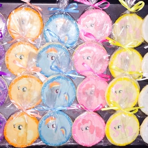 My Little Pony Cookies: One Dozen Sugar Cookies