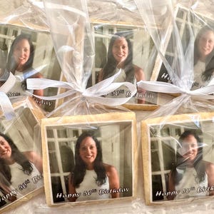 Photo Cookies, Logo, Birthday, Wedding, Shower favors