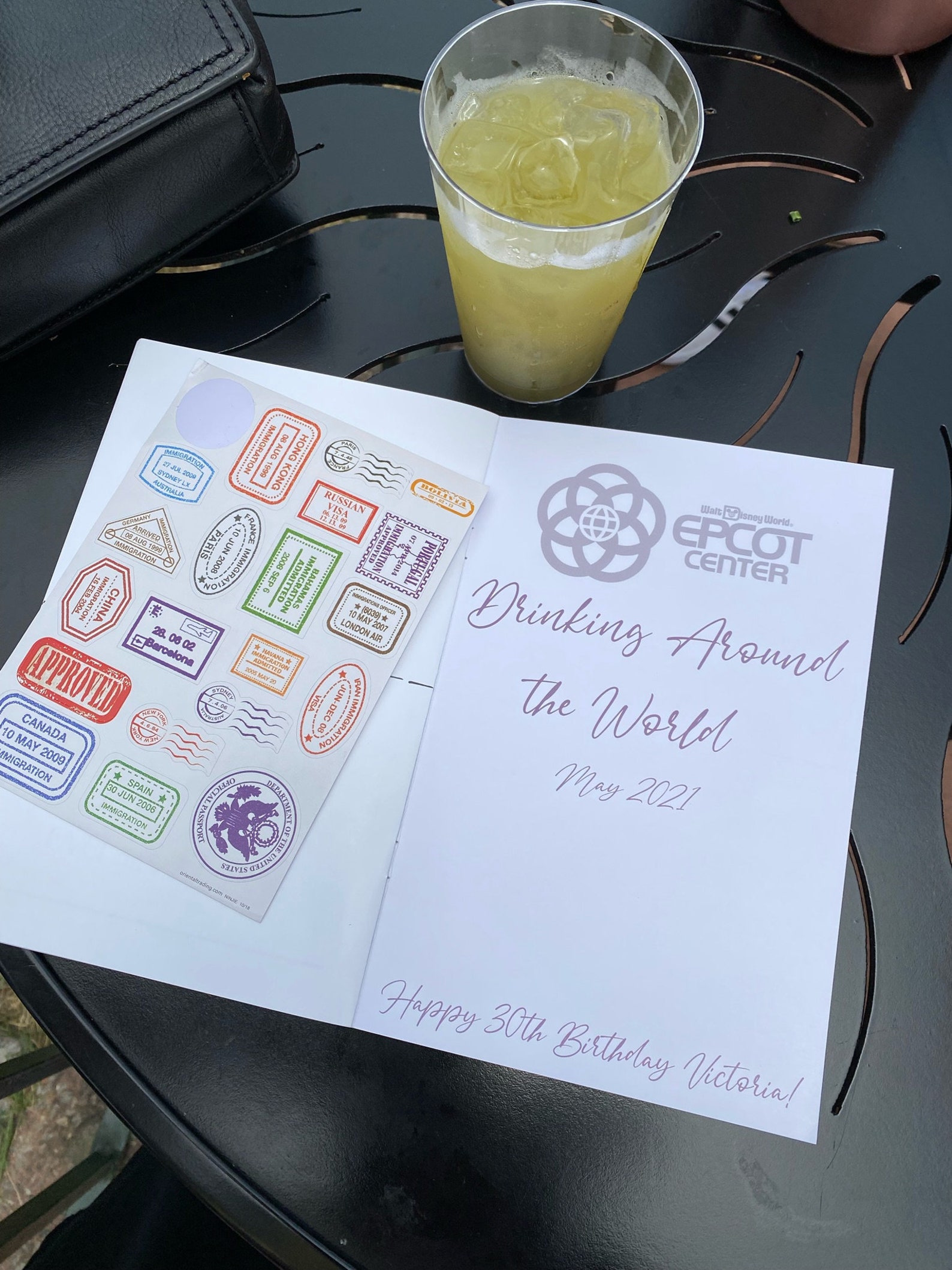 Drinking Around The World Passport To Epcot Walt Disney Etsy drinking-around-the-world-passport-to-epcot-walt-disney-etsy