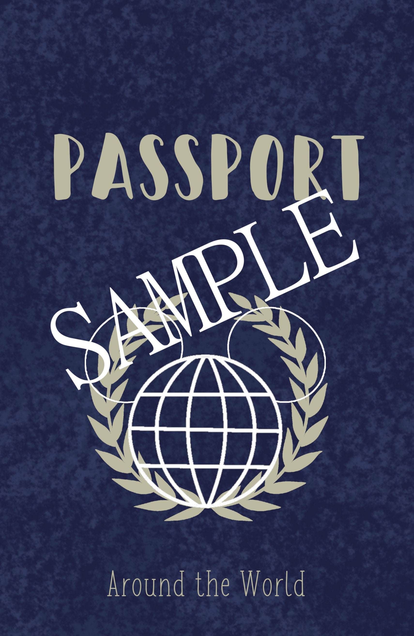 Drinking Around the World Passport to Epcot Walt Disney Etsy