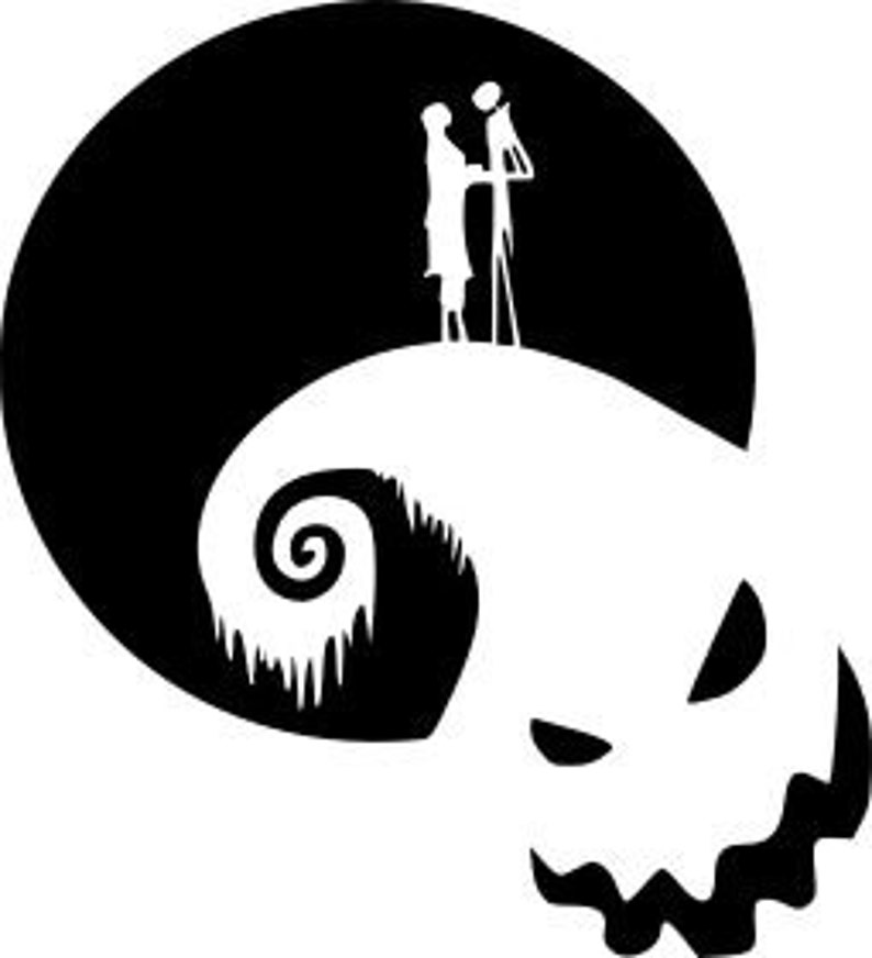 Download Nightmare Before Christmas Romance Vinyl Decal | Etsy