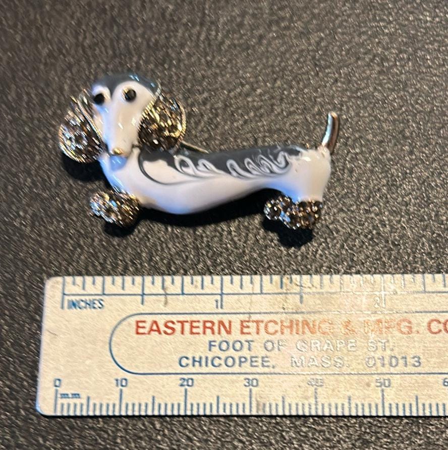 Dachshund brooches and pins deals
