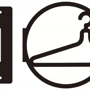 Custom Acrylic Side Mount Washroom Sign, Bathroom Sign, Restroom Sign ...