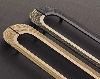 Luxury Modern Aluminium Metal Double Sided Door Pull Handles
