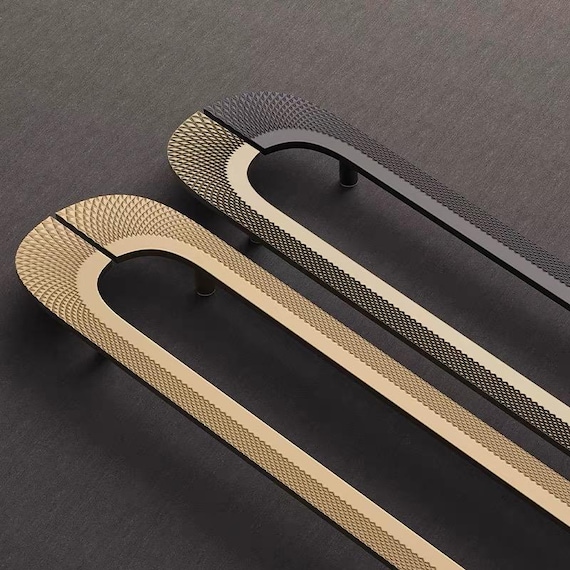 Luxury Modern Aluminium Metal Double Sided Door Pull Handles