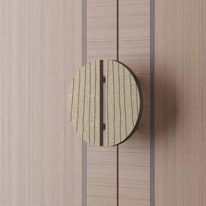 Luxury Modern Round Aluminium Double Sided Door Pull Handles
