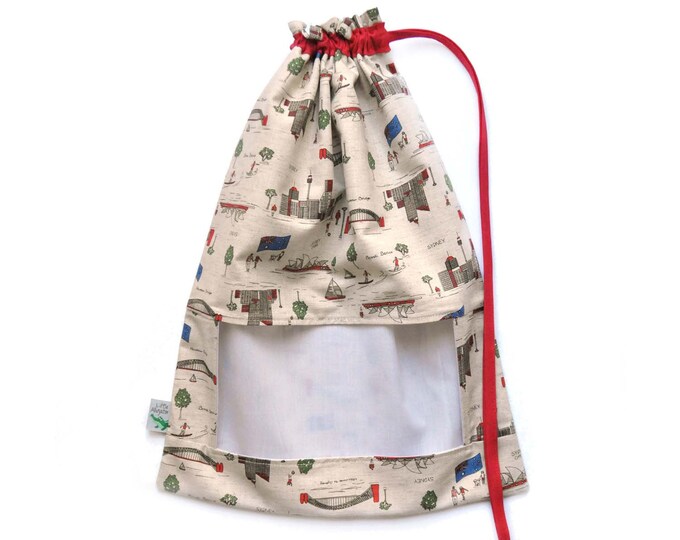 Drawstring Toy Bag. Toy Sack. Organise Toys. Sydney Australia Etsy