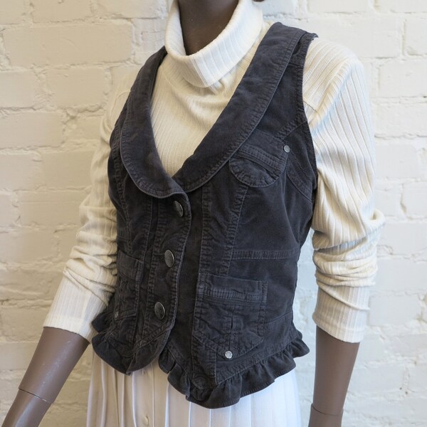 Ruffle-Detailing Vest main image 0