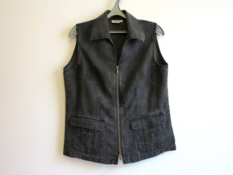 Khaki Womens Vest Womens Khaki Waistcoat Sleeveless Jacket Etsy