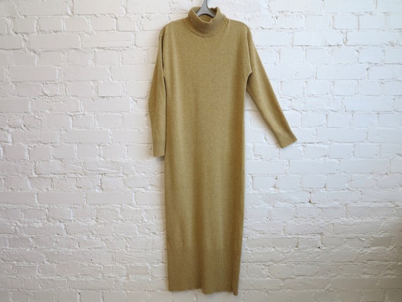 Mustard Yellow MARIMEKKO Womens Sweater Dress Mar… - image 9