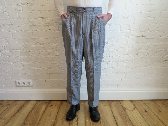 TAPERED WOOL CHINOS - GREY - COS