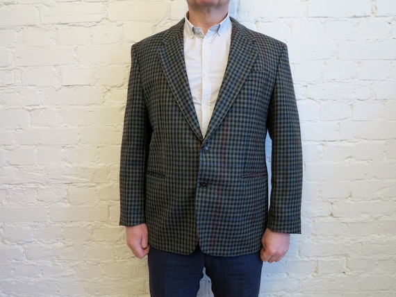 Green plaid blazer mens hotsell