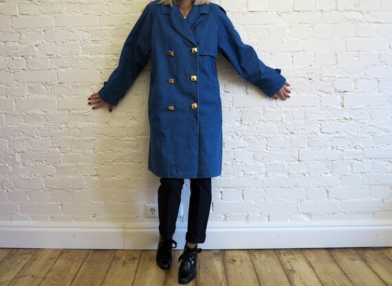 denim trench coat womens