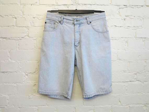Light Blue Denim Shorts Vintage Women's Shorts Den