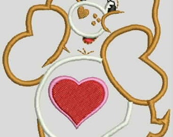 Tender Heart Care Bear Applique
