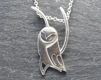 Perching Owl Pendant