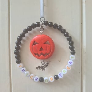 Trick or Treat pumpkin decoration