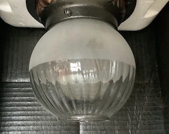 Vintage Antique Ceiling Light Fixture All Original Art Deco 1920s