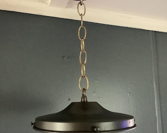 New Art Deco 8 inch Shade Fitter and Ceiling Canopy Set