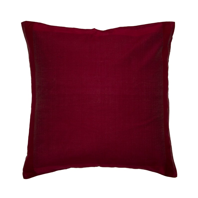 Cushion Cover REHWA Dark Red Stripes Design Etsy UK