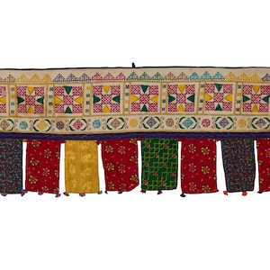 GUJURATI PELMET - Long coloured pelmet