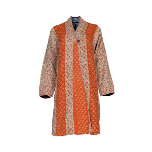 SALE KANTHA GOWN Medium Stone with Orange Vintage/Unique image 2