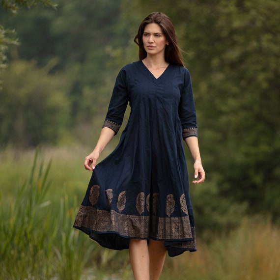 Navy blue dresses for sale outlet
