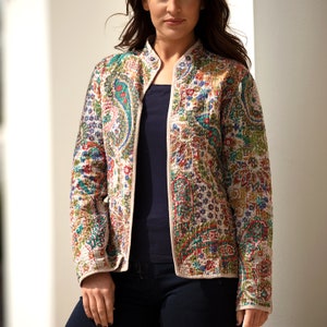 Sale PAISLEY SHORT JACKET – All sizes – Beige