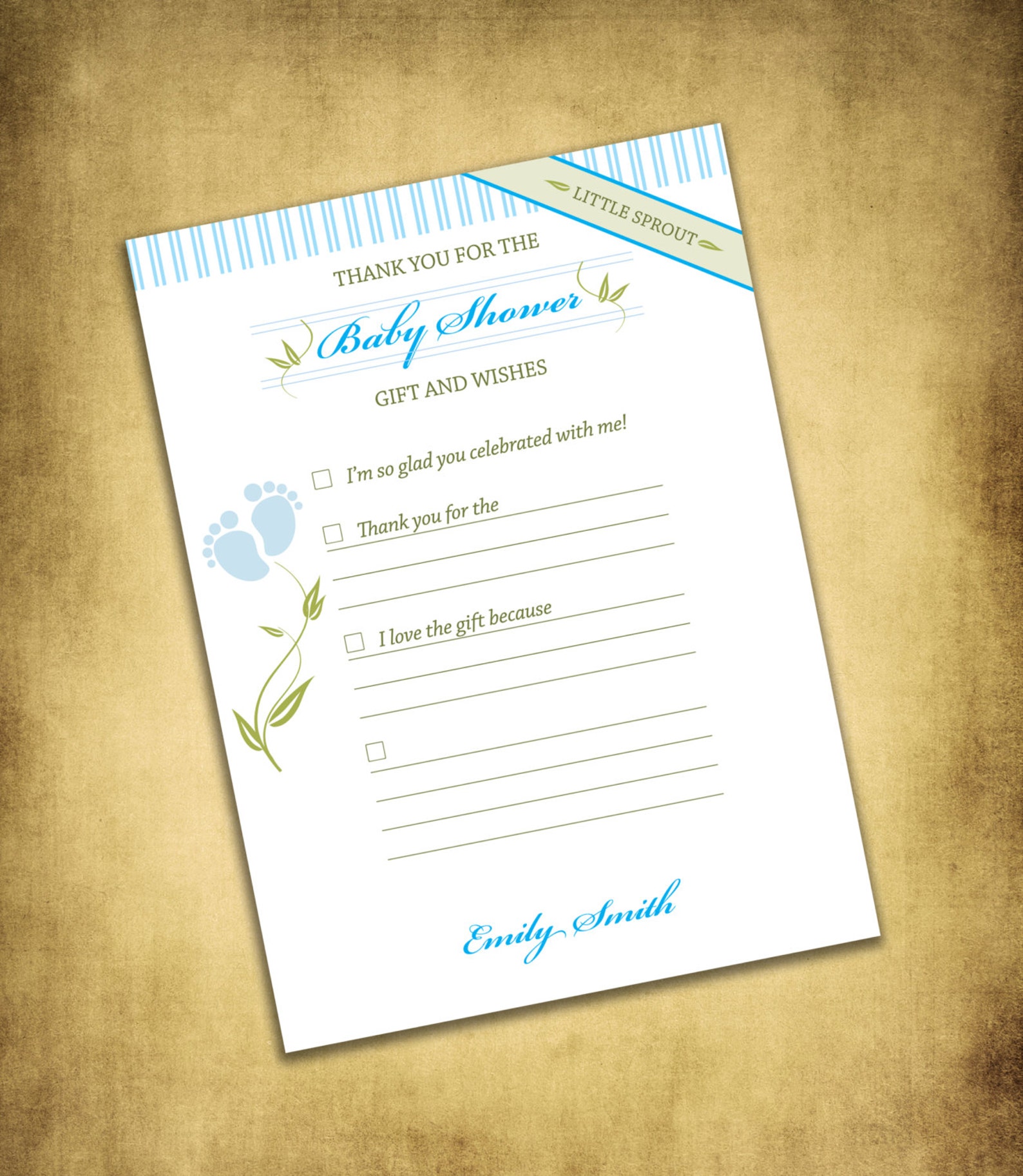 Baby Shower Favor Seed Packets available in Blue or Pink - Etsy