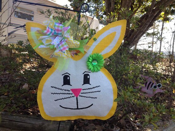 easter bunny door hanger spring decorations spring door spring door hanger