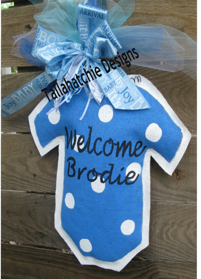 Baby Boy Hospital Door Hanger Baby Boy Sign New Arrival Door Etsy