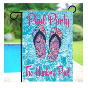 flip flops pool