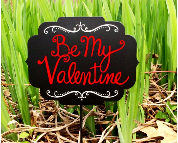 Valentine Garden Stake Metal Yard Stake For Valentine S Day Love