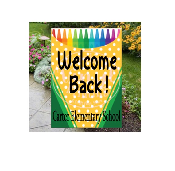Welcome To 2nd Grade Banner First Day Of School Sign Back To