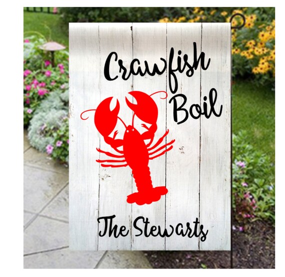 Crawfish Flag Crawfish Sign Crawfish Decor 4th Of July Flag