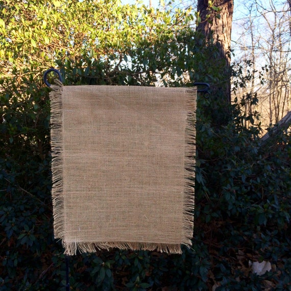 12 Wholesale Custom Made Burlap Garden Flag Blank For Painting