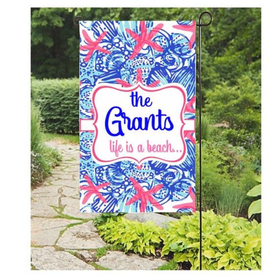 Summer Garden Flag, Beach Flags, Beach creations, Personalized Garden