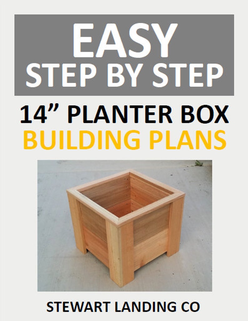 BUILD YOUR OWN Cedar Planter Box for your Organic Garden