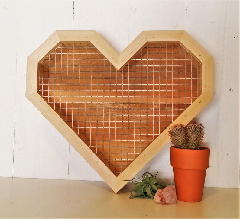 Large Heart Shaped Succulent Picture Frame Planter Image 0